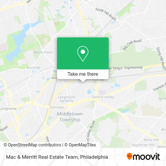 Mac & Merritt Real Estate Team map