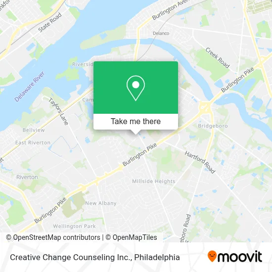 Creative Change Counseling Inc. map