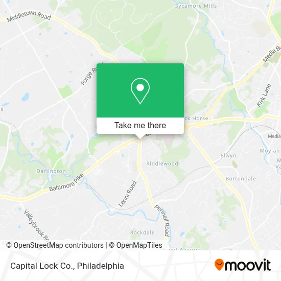Capital Lock Co. map