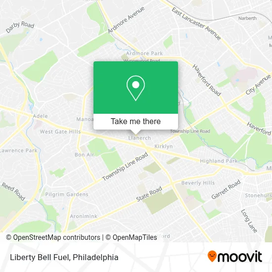 Liberty Bell Fuel map