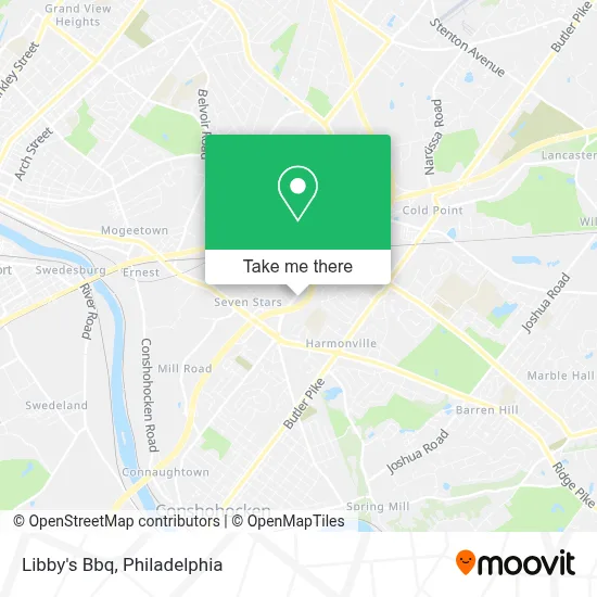 Libby's Bbq map