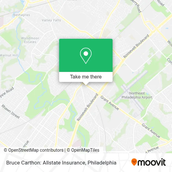 Bruce Carthon: Allstate Insurance map