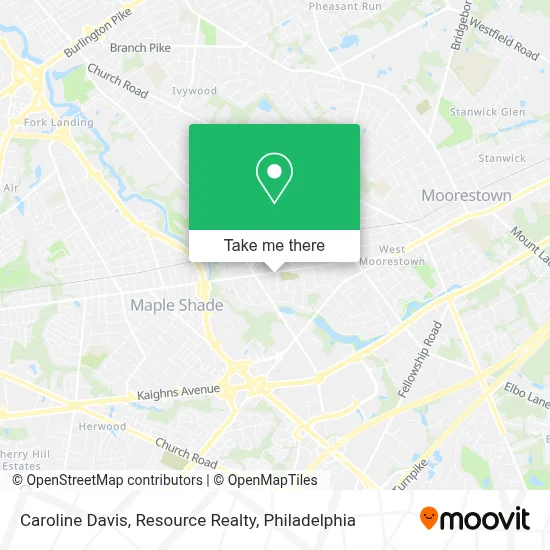 Caroline Davis, Resource Realty map
