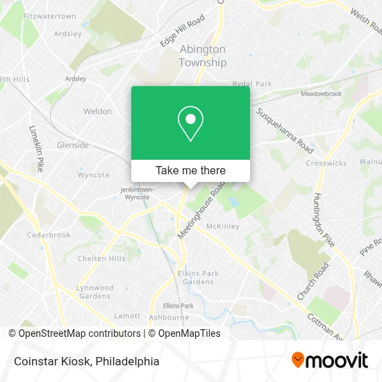 Coinstar Kiosk map