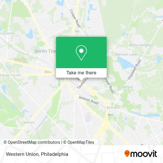 Western Union map
