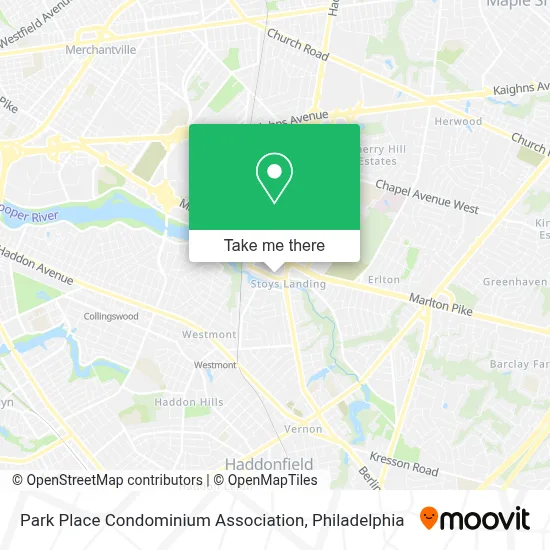 Park Place Condominium Association map