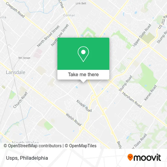 Usps map