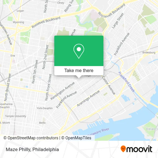 Maze Philly map