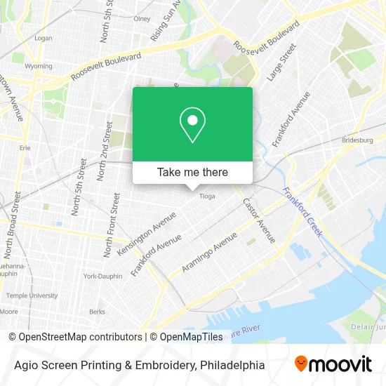 Agio Screen Printing & Embroidery map