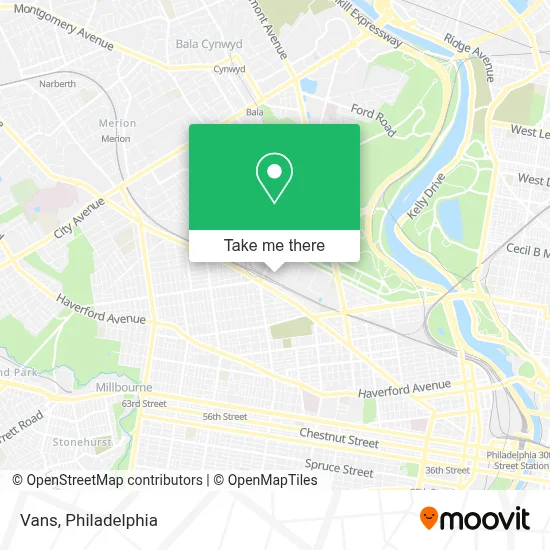 Vans map