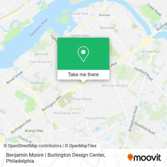 Benjamin Moore | Burlington Design Center map