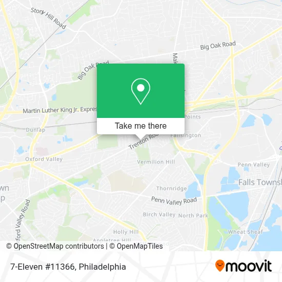 7-Eleven #11366 map
