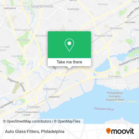 Auto Glass Fitters map