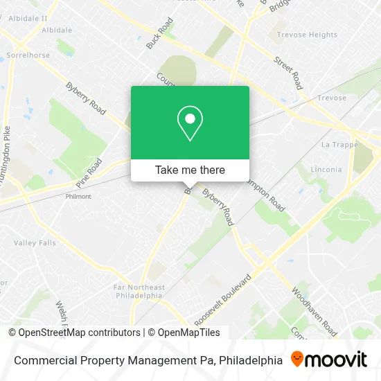 Commercial Property Management Pa map