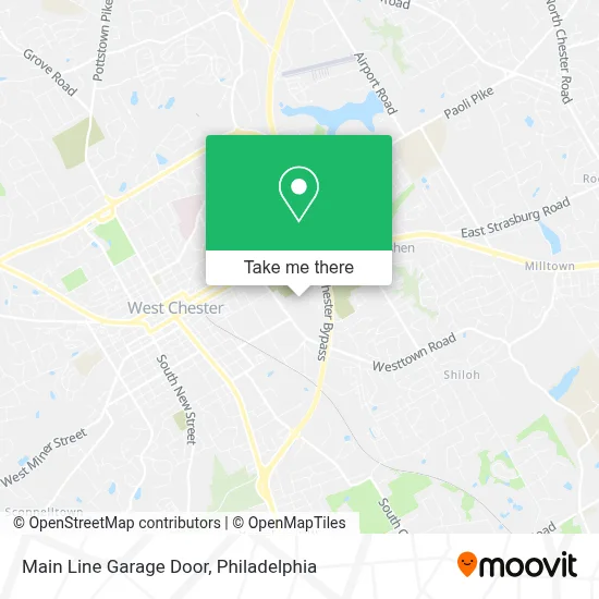 Main Line Garage Door map
