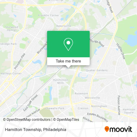 Hamilton Township map