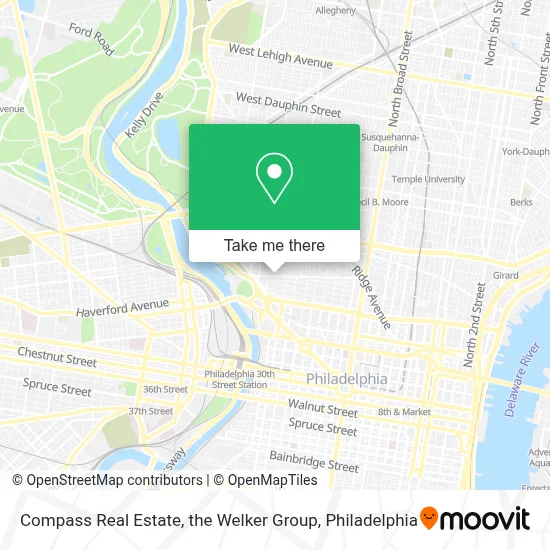 Compass Real Estate, the Welker Group map