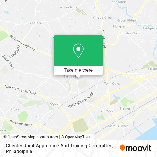 Chester Joint Apprentice And Training Committee map