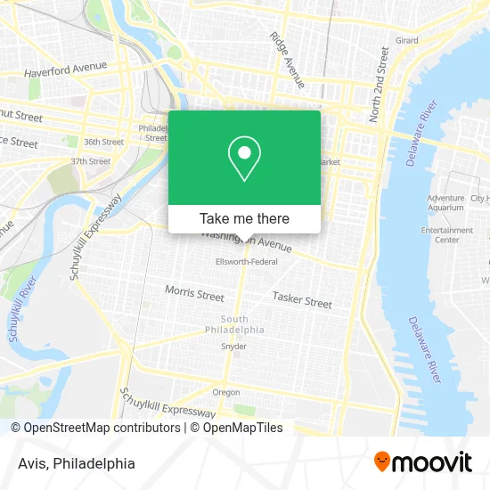 Avis map