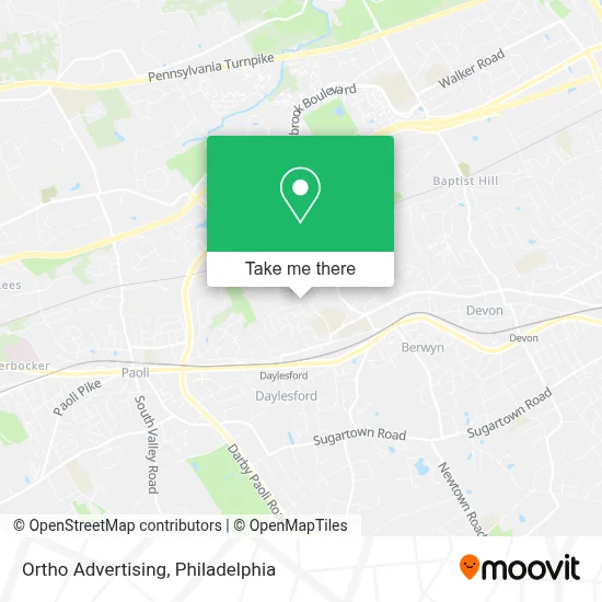 Ortho Advertising map