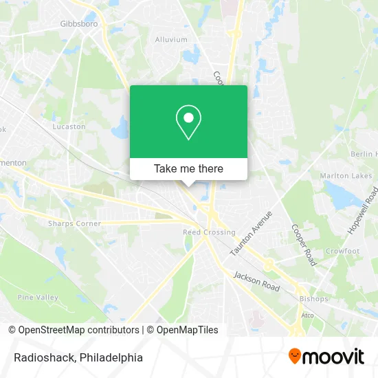 Radioshack map