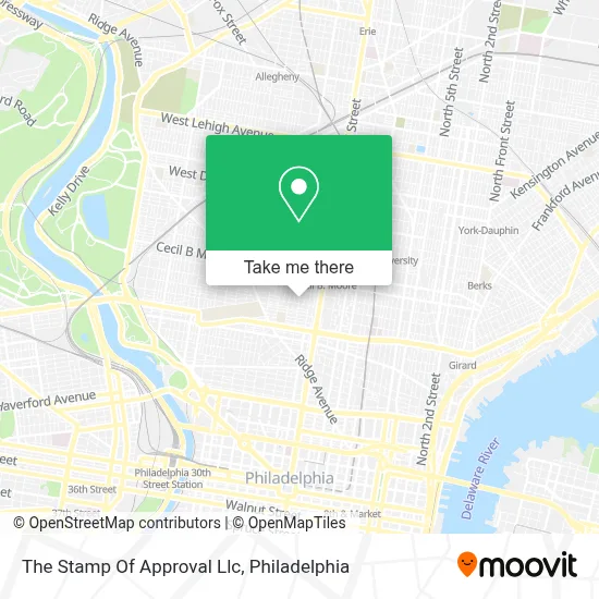 The Stamp Of Approval Llc map