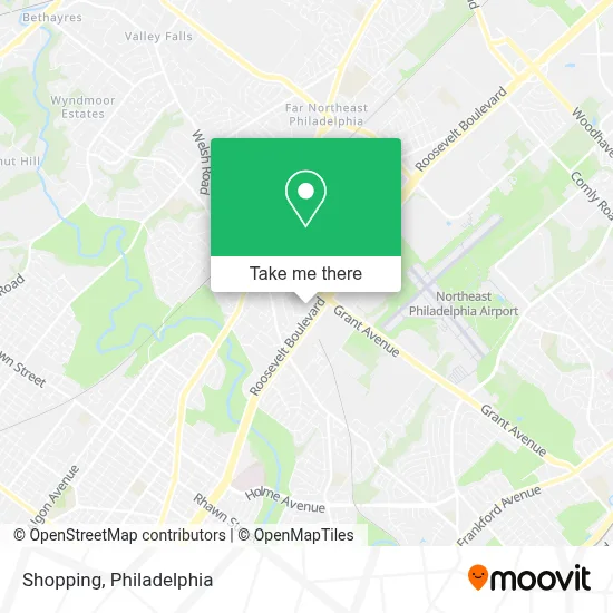 Shopping map