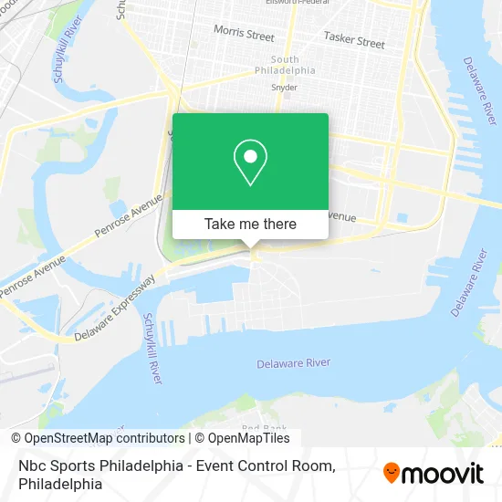 Nbc Sports Philadelphia - Event Control Room map
