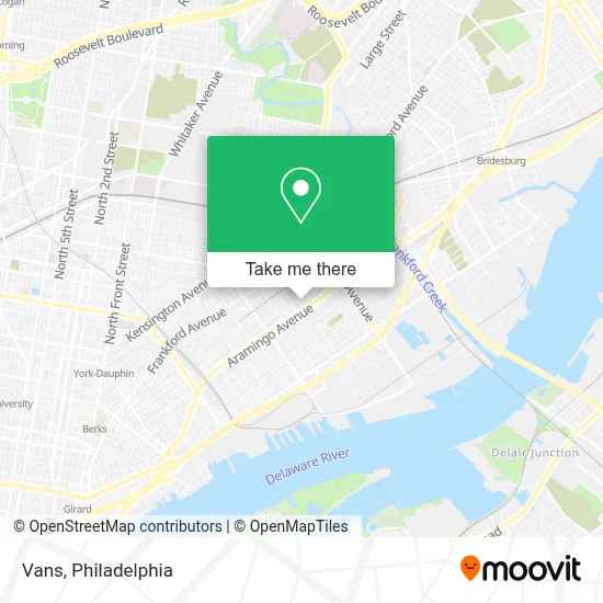 Vans map