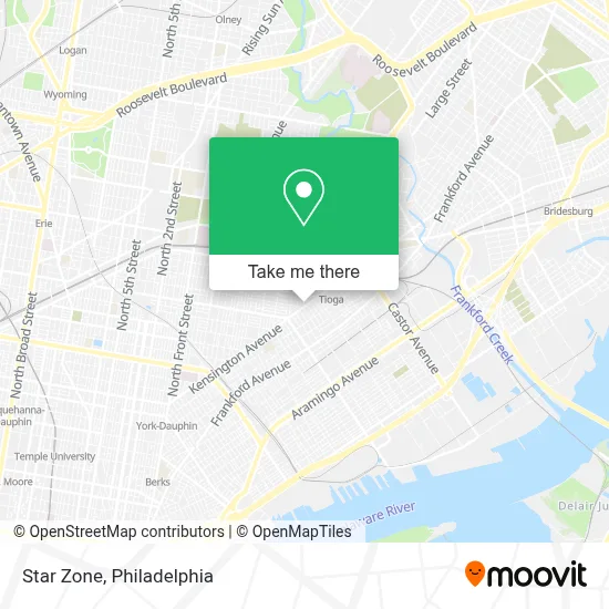 Star Zone map