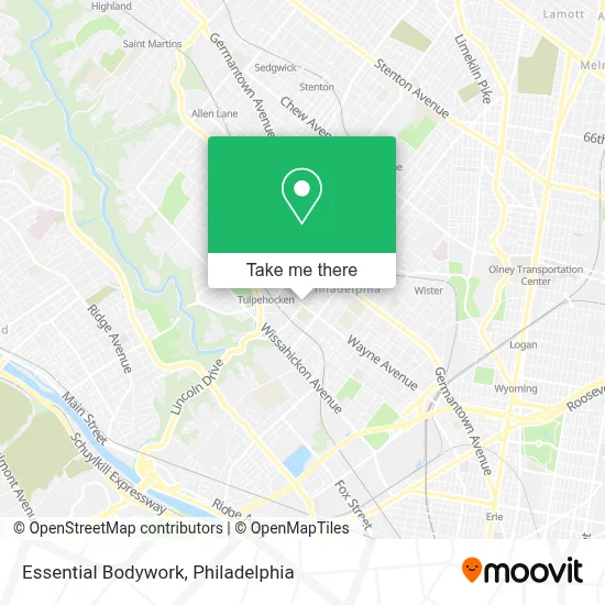 Essential Bodywork map