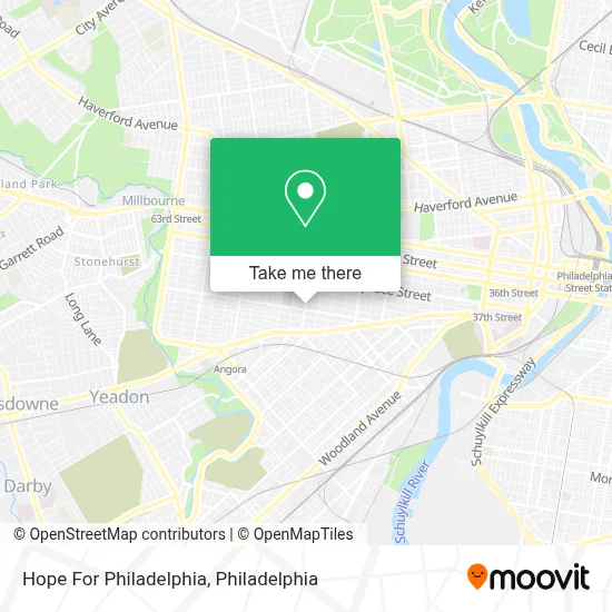 Hope For Philadelphia map