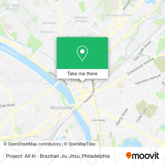 Project: All In - Brazilian Jiu Jitsu map