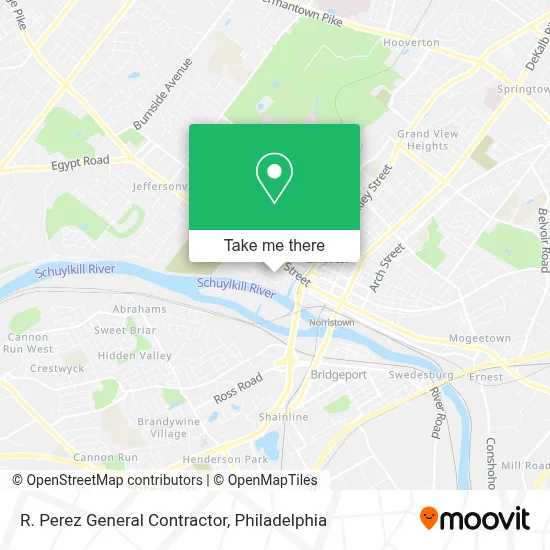 R. Perez General Contractor map