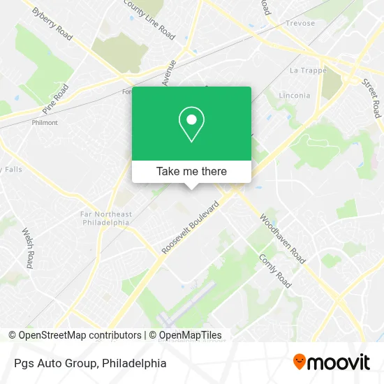 Pgs Auto Group map