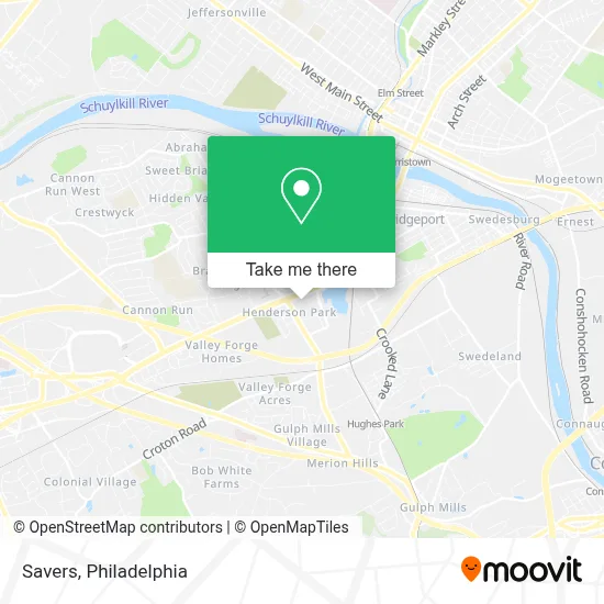 Savers map