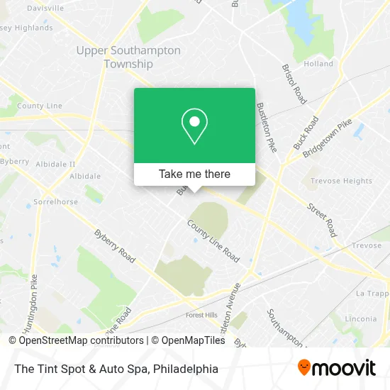 The Tint Spot & Auto Spa map