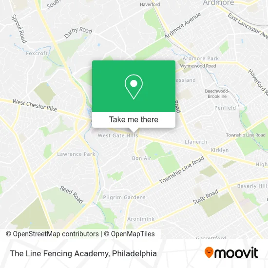 The Line Fencing Academy map