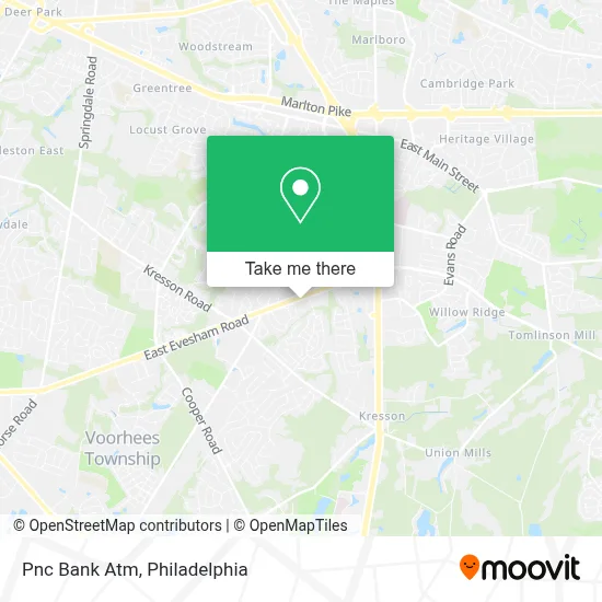 Pnc Bank Atm map