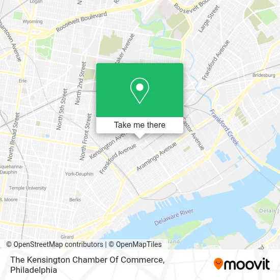 The Kensington Chamber Of Commerce map