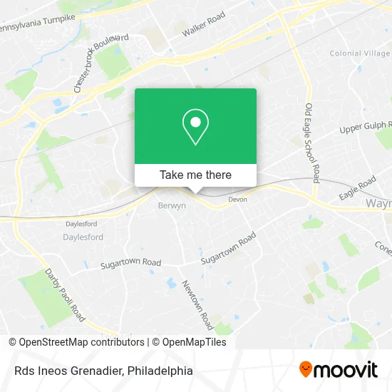 Rds Ineos Grenadier map