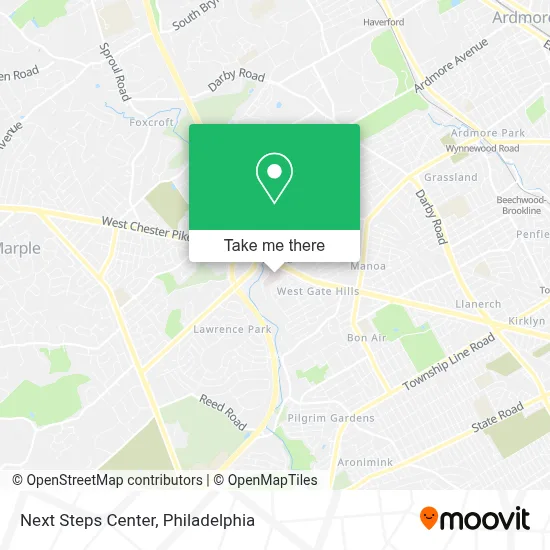 Next Steps Center map