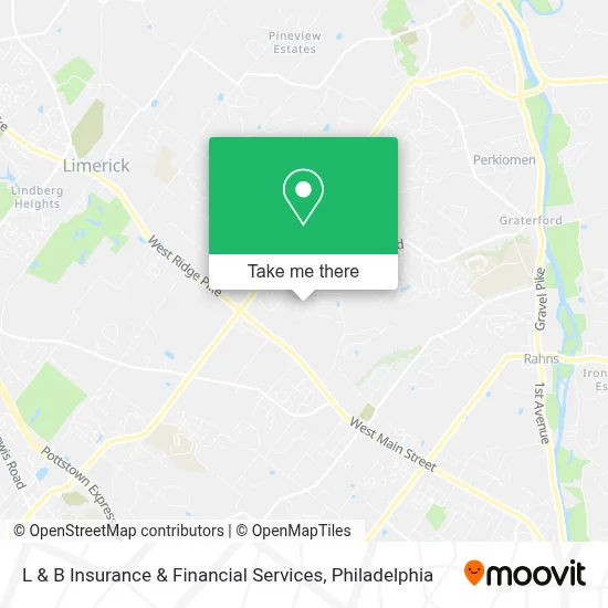 L & B Insurance & Financial Services map