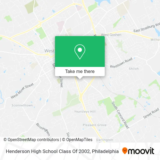 Henderson High School Class Of 2002 map