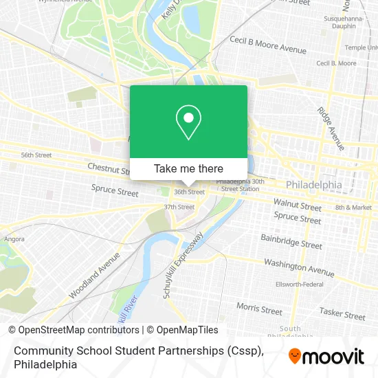 Community School Student Partnerships (Cssp) map
