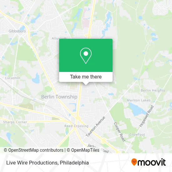 Live Wire Productions map
