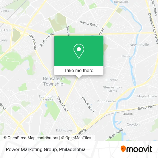 Power Marketing Group map