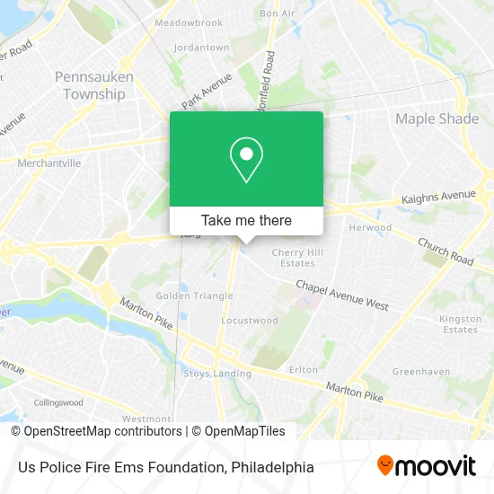 Us Police Fire Ems Foundation map