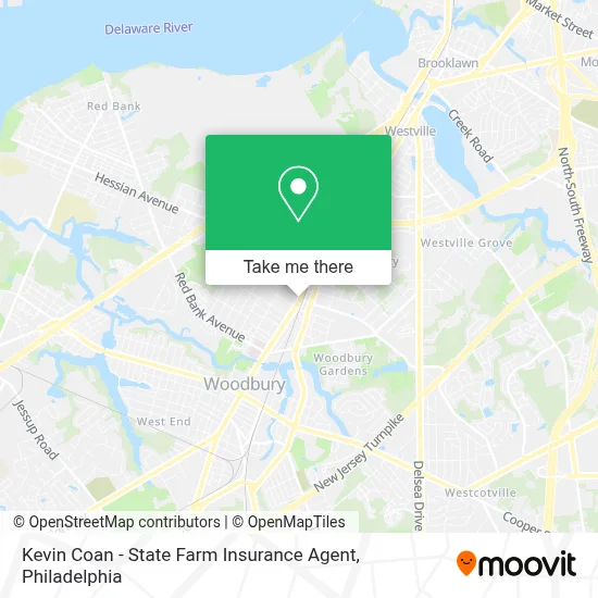 Kevin Coan - State Farm Insurance Agent map