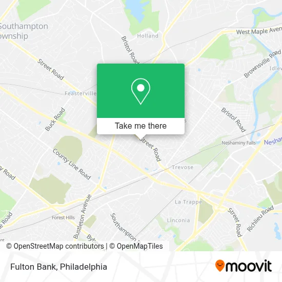 Fulton Bank map